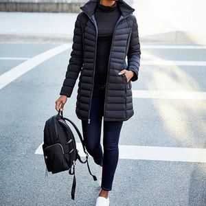 mk packable down jacket